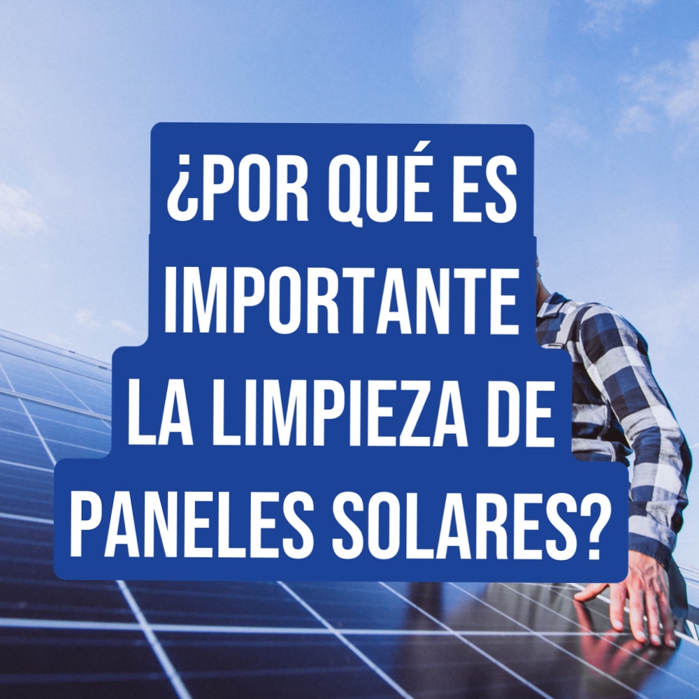 limpieza de paneles solares